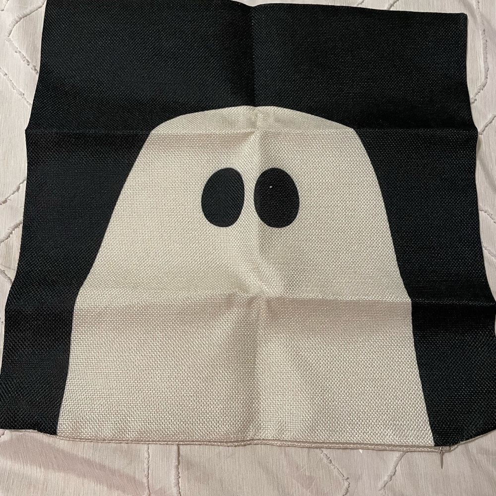 Ghost 👻 pillow cover.